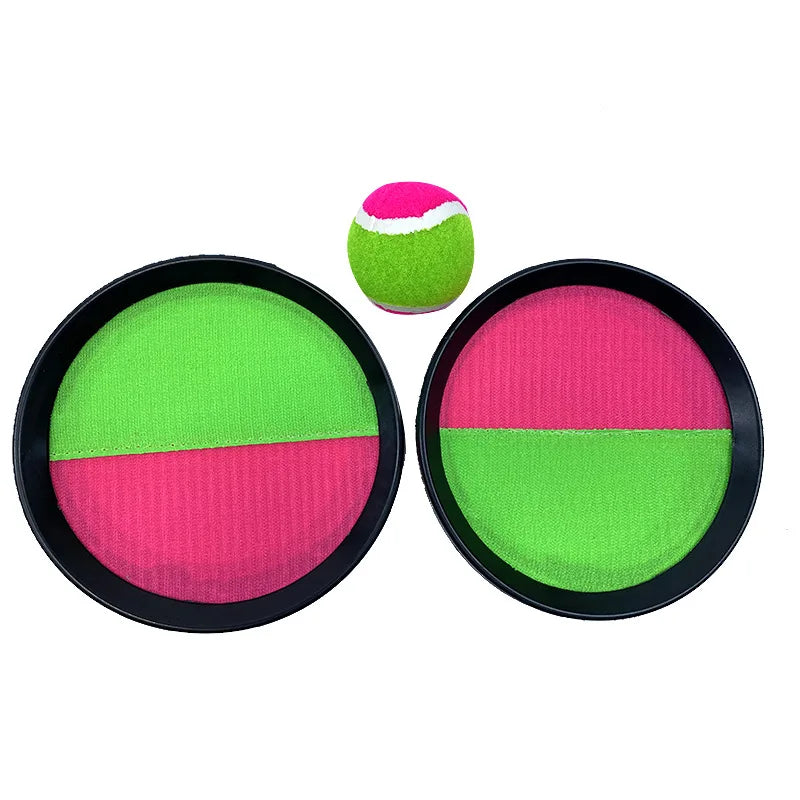 Set Kids Sucker Sticky Ball Toy Outdoor Sports Catch Ball Game Set Throw And Catch Parent-Child Interactive Outdoor Toys WYW