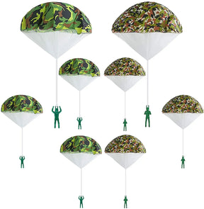 Hand Throwing Mini Soldier Camouflag Parachute for Kids Outdoor Toys Game Educational Flying Sport for Children